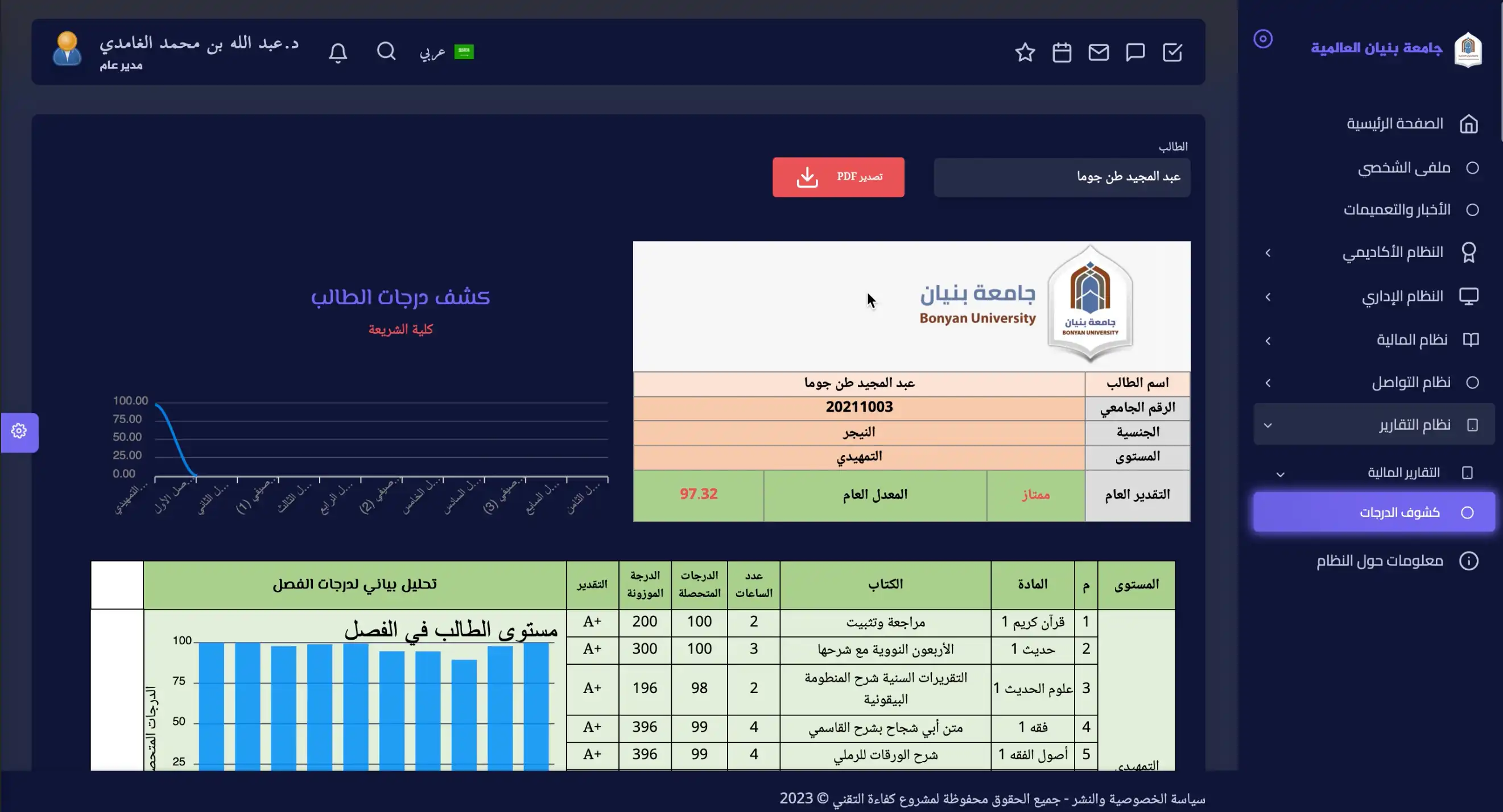 Education System — Academic Platform